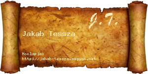 Jakab Tessza névjegykártya